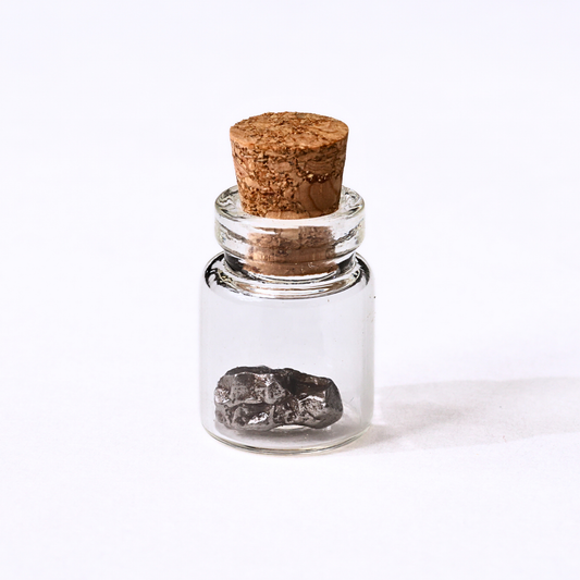 Meteorite in a Jar — From Space (Campo del Cielo, Argentina)