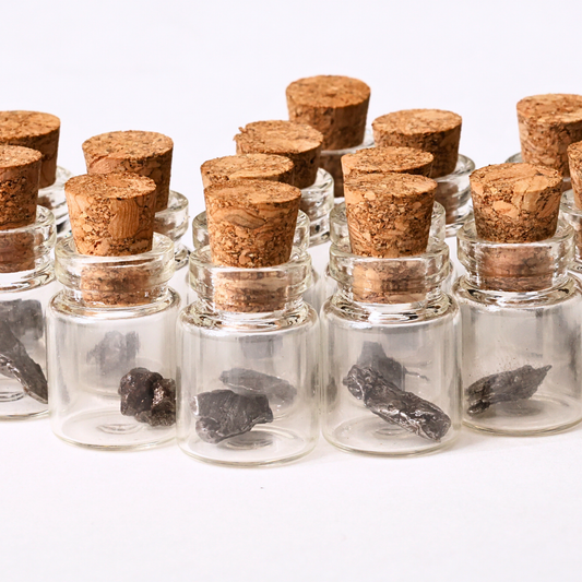 Meteorite in a Jar — From Space (Campo del Cielo, Argentina)