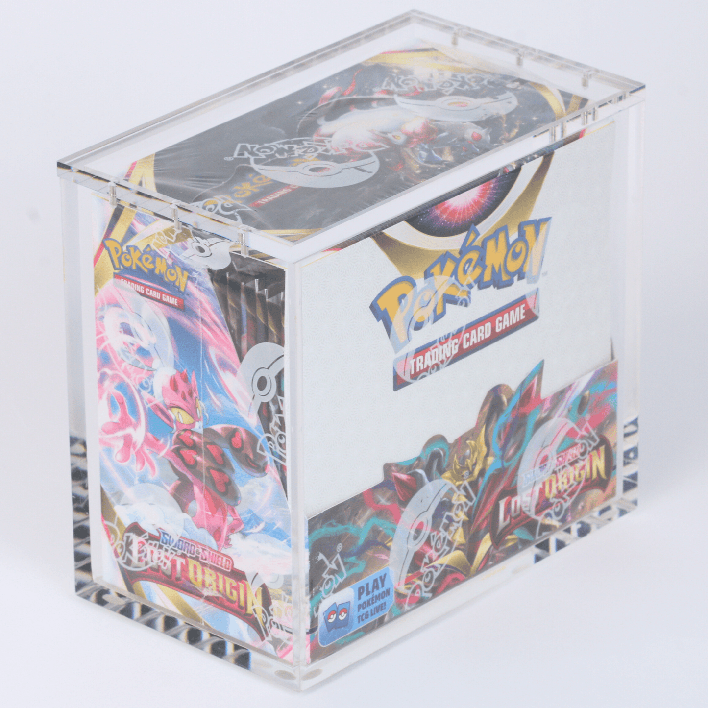 Acrylic Booster Box Display Case for Pokémon - Standard US Size - WPE