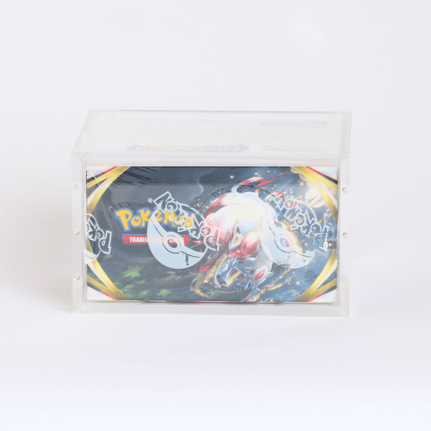 Acrylic Booster Box Display Case for Pokémon - Standard US Size - WPE
