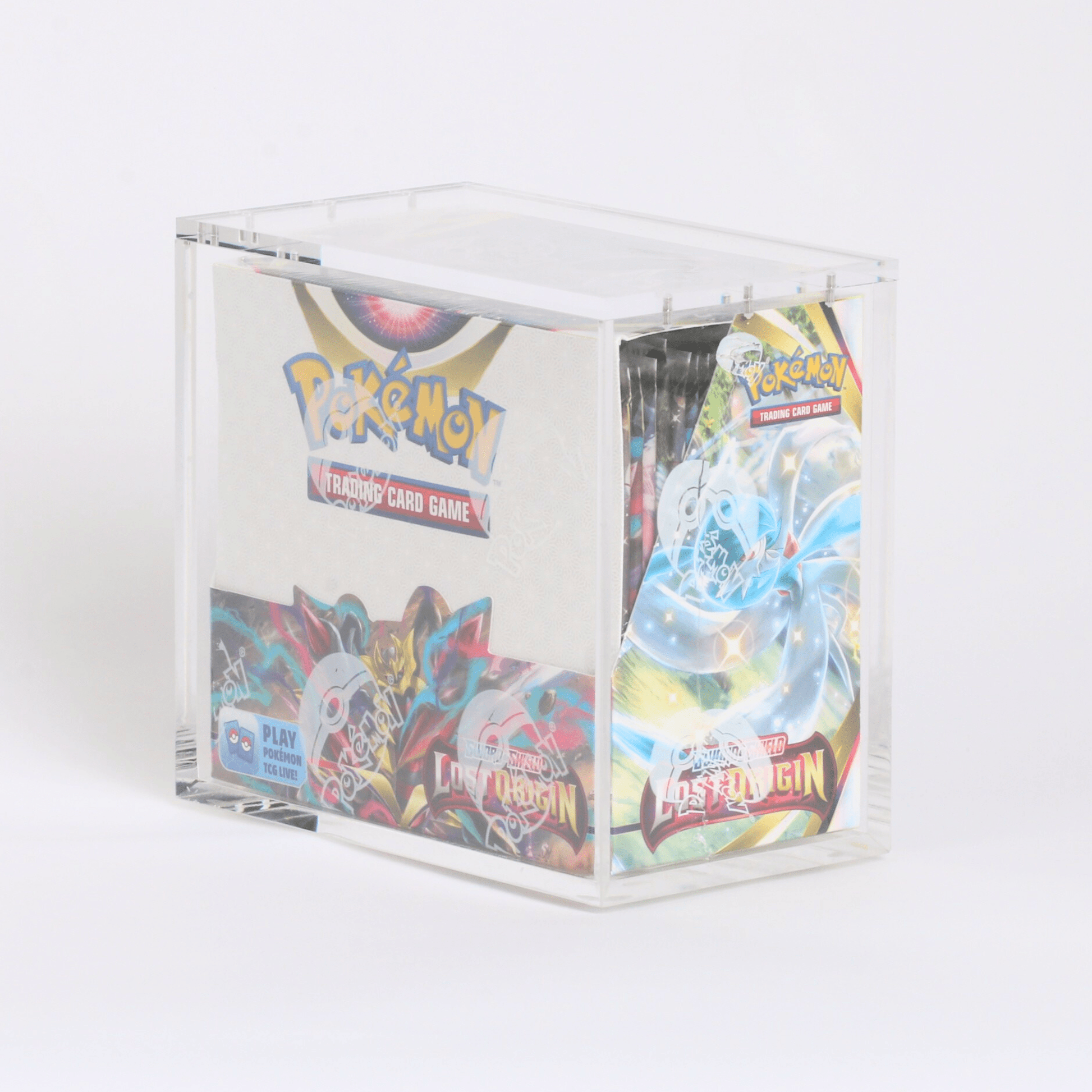 Acrylic Booster Box Display Case for Pokémon - Standard US Size - WPE