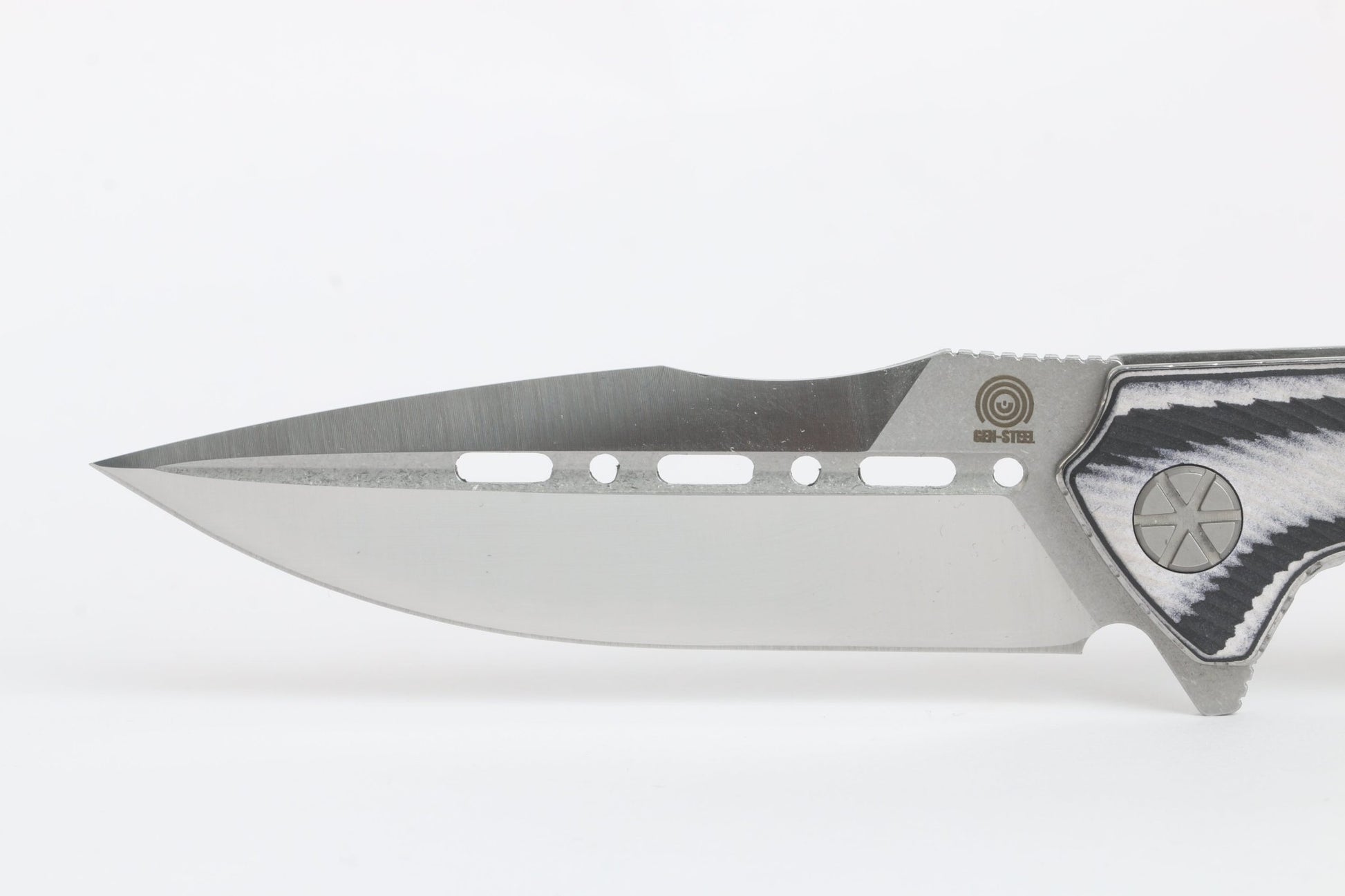 Gen - Steel Tactical EDC Knife "Mega Viper" - D2 Steel - G10 Scales - 4 - 3/8" Blade - WPE