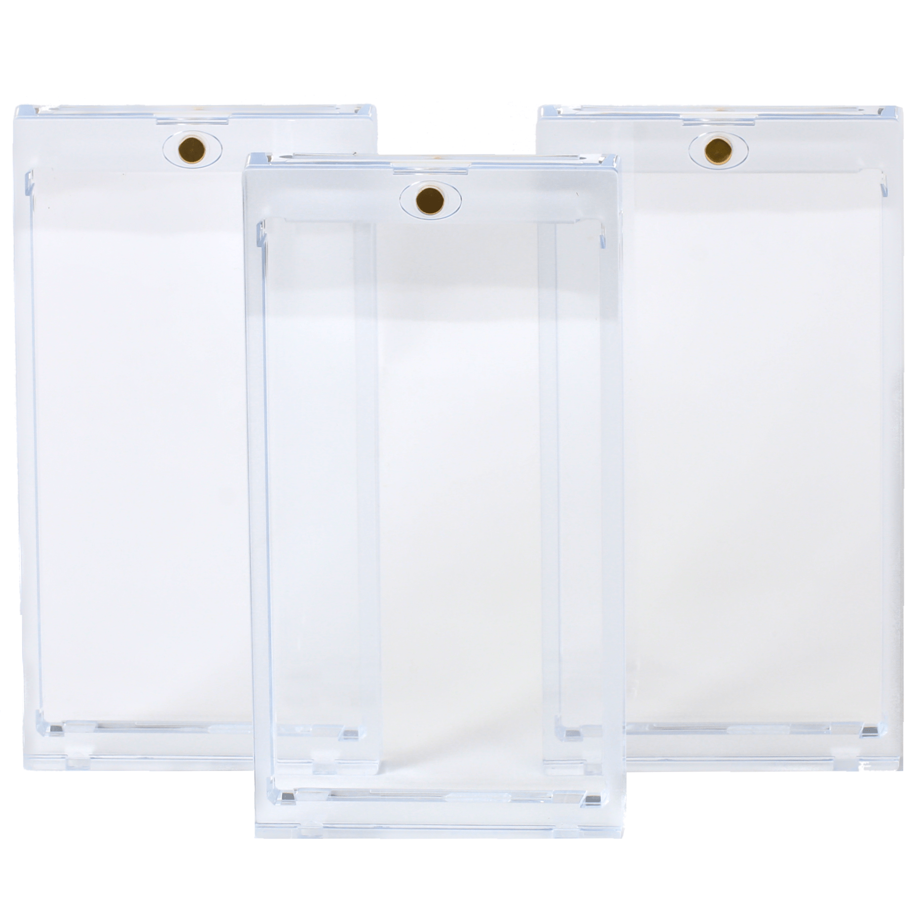 Magnetic UV Protective Booster Pack Holder for Standard US Size Trading Cards Packs – Perfect for TCG Packs, Sports Cards Packs and More! 3 - Pack - WPE