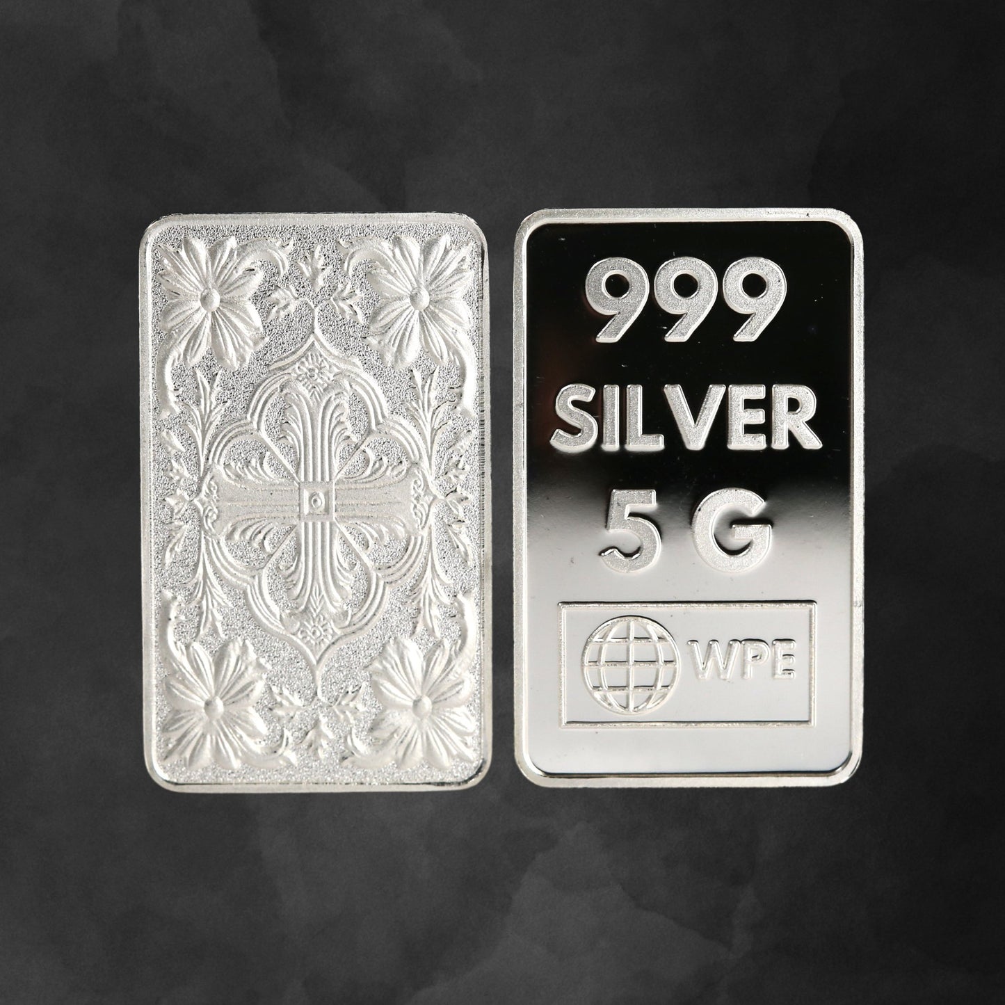 WPE 5 GRAM .999 SILVER ART BAR - "SWISS" - WPE