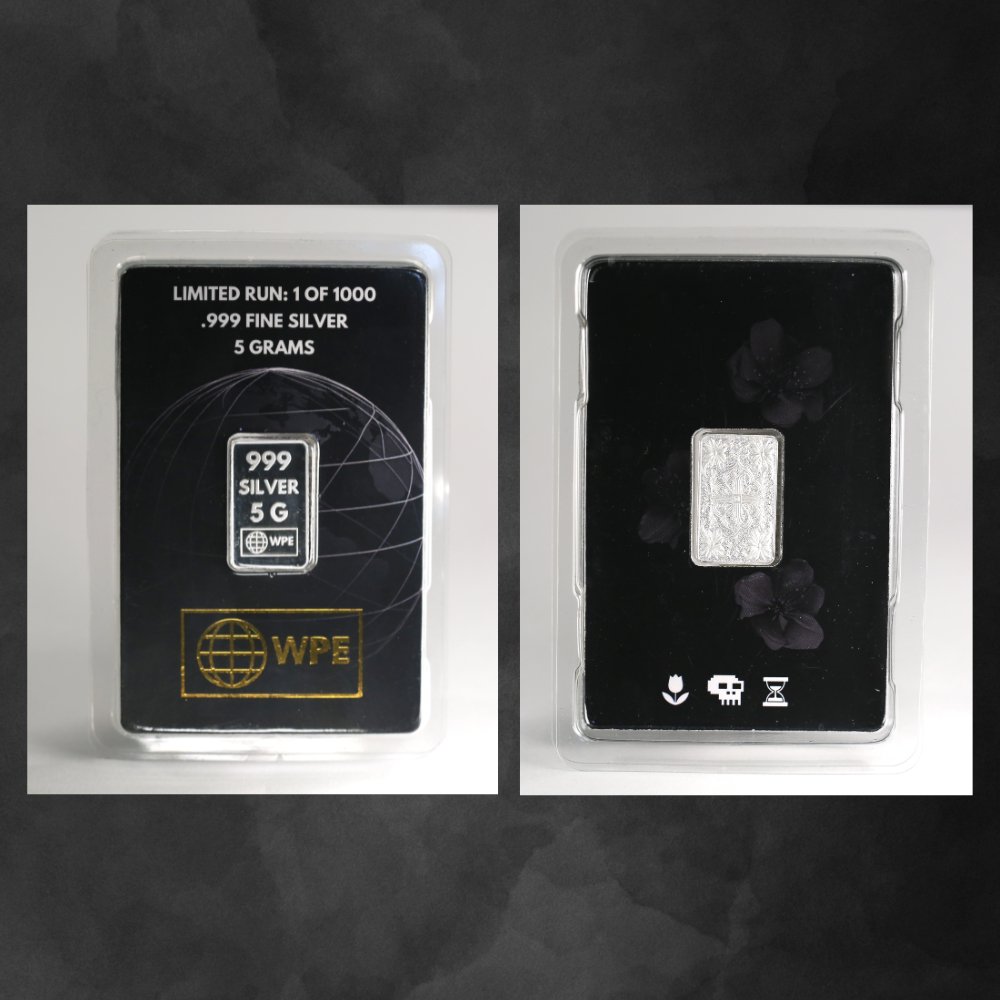 WPE 5 GRAM .999 SILVER ART BAR - "SWISS" - WPE