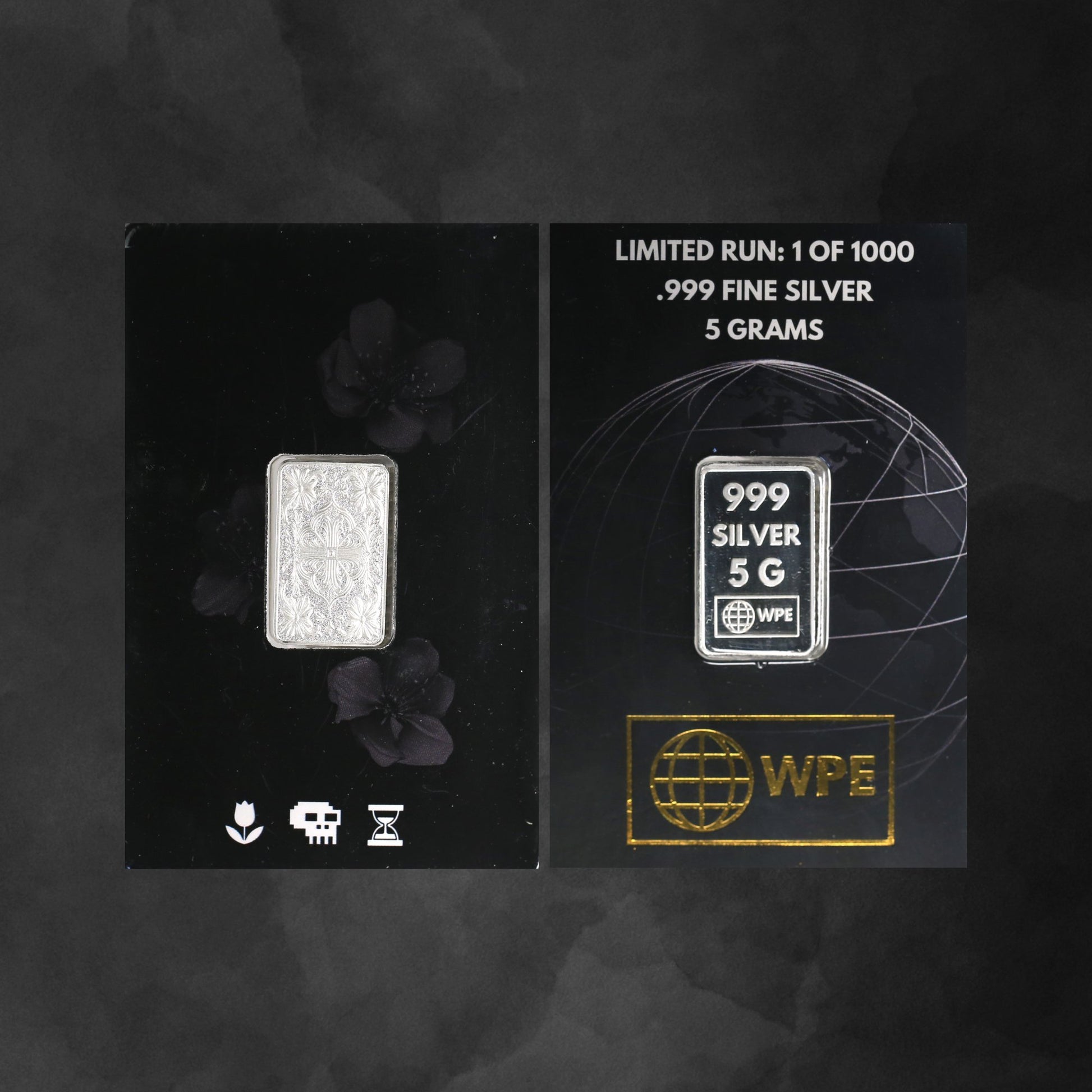 WPE 5 GRAM .999 SILVER ART BAR - "SWISS" - WPE